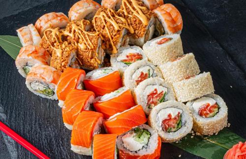 🔥Фэст! Суши-сет "Плюс Вайб" за 39р/1,2кг/40шт от "ART FOOD"