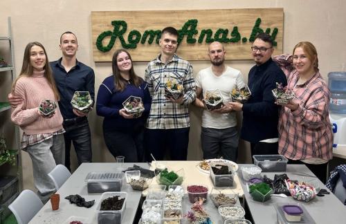 Флорариумы, мастер-класс по созданию флорариума от 60р в "RomAnas"