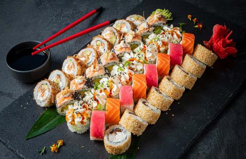 🔥Фэст! Суши-сет "Плюс Вайб" за 39р/1,2кг/40шт от "ART FOOD"