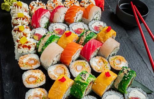 🔥"Анатолий доплатит!" Большой суши-сет за 28р/1,1кг/40шт от "ART FOOD"